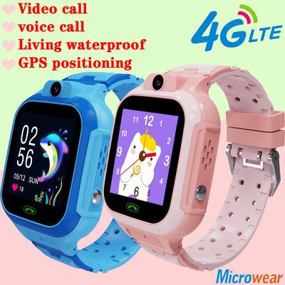 4g Kids Smart Watch 1.4' Waterproof Dialing Video Call Gps Lbs Wifi Sos Location Alarm Pography Children Smartwatch Boy Girl