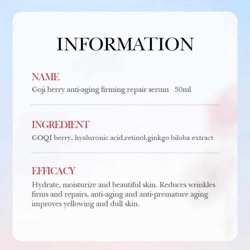 Lycium Berry Anti-Wrinkle Firming Serum SADOE Hydrating and Rejuvenating Serum