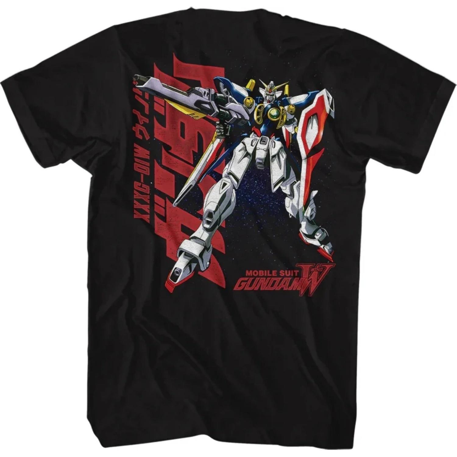 

2026 New Japanese Anime Mobile Suit RX-78-2 Gundam Cotton Short Sleeve Cotton Print T-shirts Men Women Y2k Parent-child Tee Tops XXXXXL