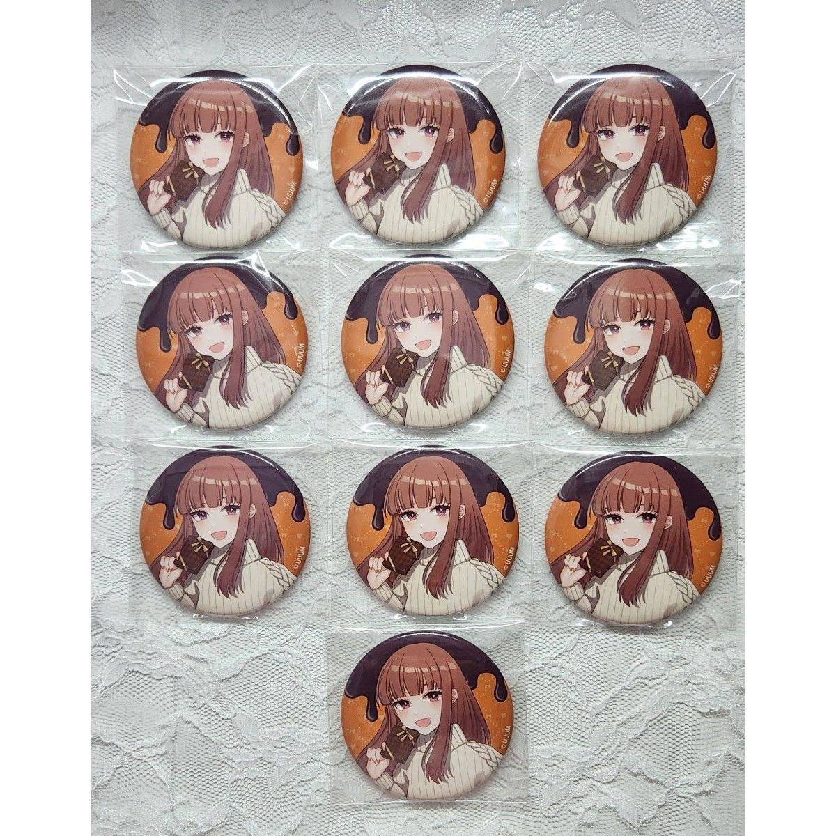 Used Colorful Peach Eto Can Badge Valentine