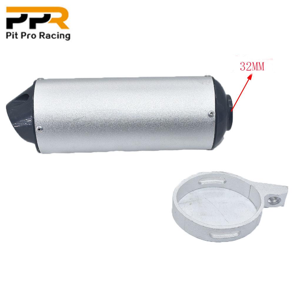 Universal 28mm 32mm 38mm Exhaust Muffler For klx CRF Allpolo Chinese 80cc 125cc 140cc 150cc 160cc Dirt Pit Bike Motorcycle ATV