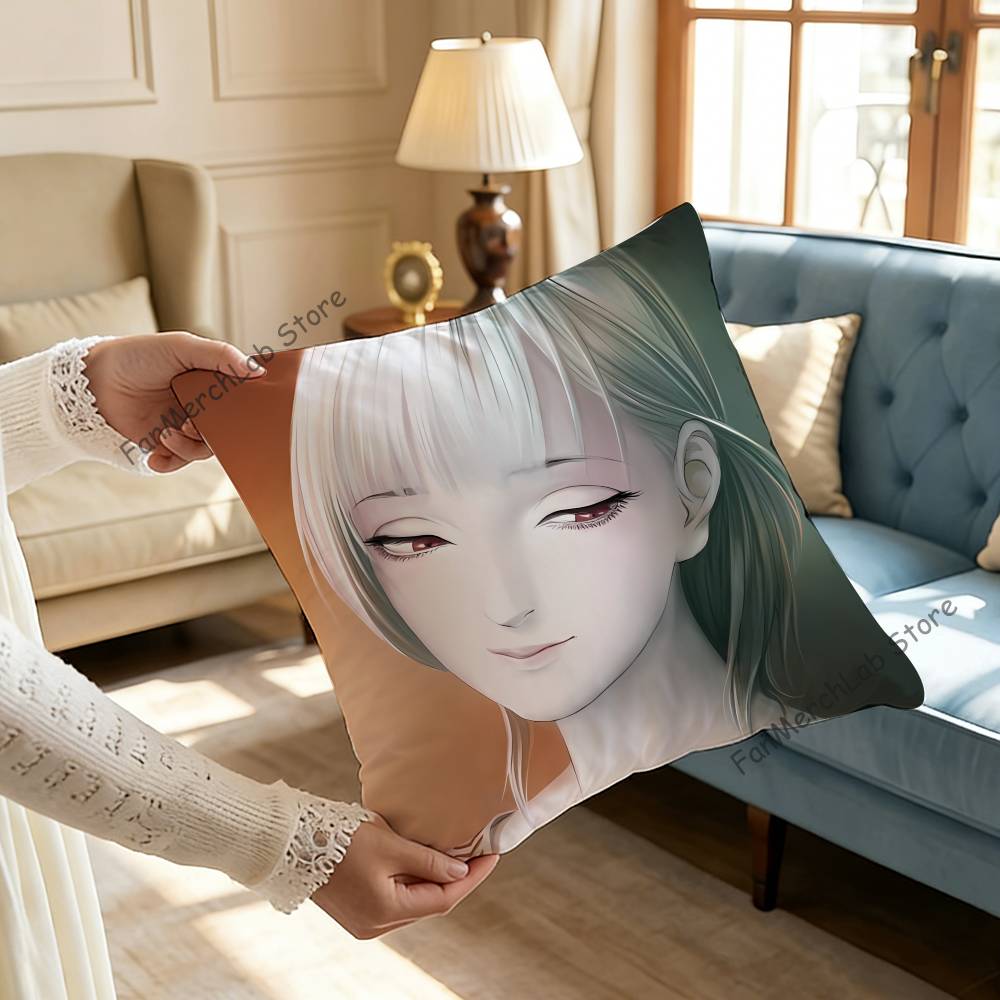 TThe House In Fata Morgana Printed Pillow Cover Cushion Case Simple Sofa Pillow Case No Pillow Core