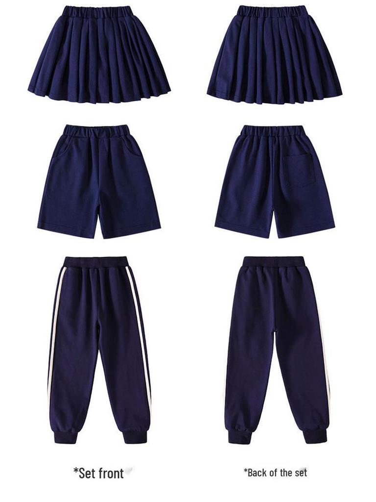 Młodzieżowy Zestaw Sportowy Wiosna & Jesień - 3-częściowy Mundurek dla Uczniów Szkoły Podstawowej, Gimnazjum i Przedszkola