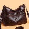 New Soft Leather Crossbody - Mature Women's Minimalist Vintage Purse Fashionable Hundred Compact Women's Bag