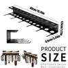 40x8.5x4.5cm Anti Slip Detailing Tool Hanger, Space Saving Car Wash Brush Storage Rack with Hooks, Organizer for Garage Home