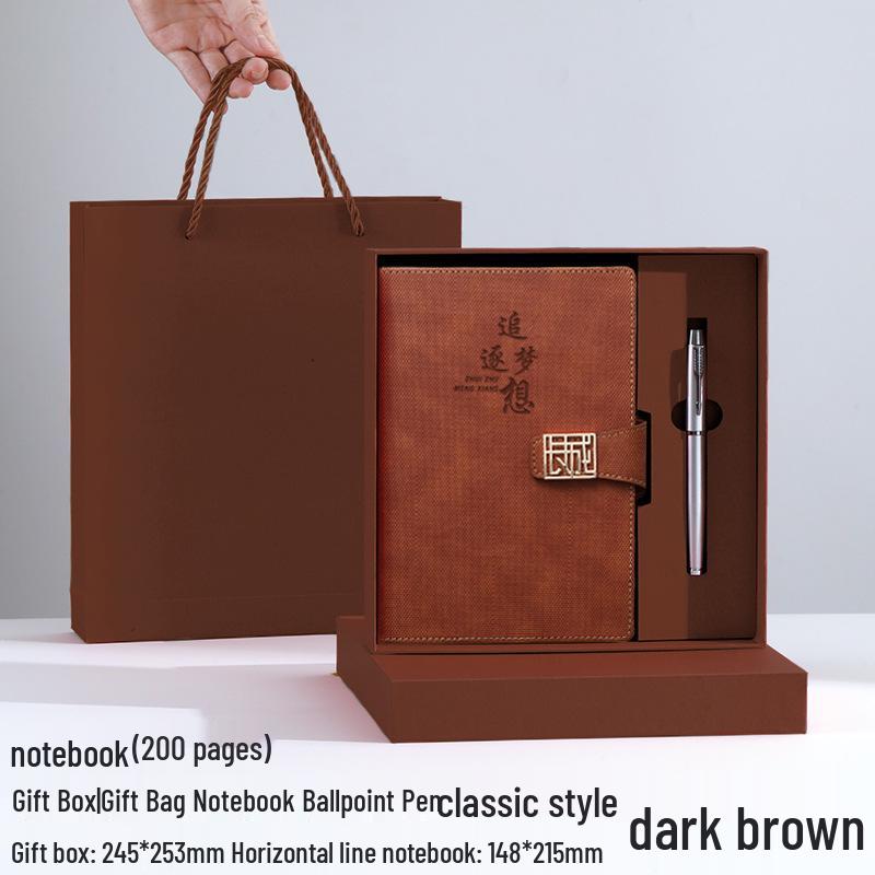 Custom A5 Hardcover Notebook Gift Set with Logo Printing