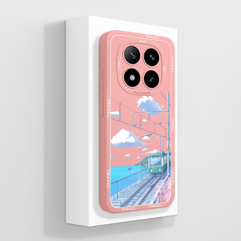 For Poco X7 Pro Case Cute Panda Soft High Quality Liquid Silicone Back Cover For Poco X 7 X7Pro Full Protection Phone Shell