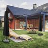 Umbrelă Husă de Patio Exterior Rezistentă la Apă Huse Umbrelă de Piață cu Fermoar Husă de Înlocuire pentru Umbrelă de Patio pentru Exterior