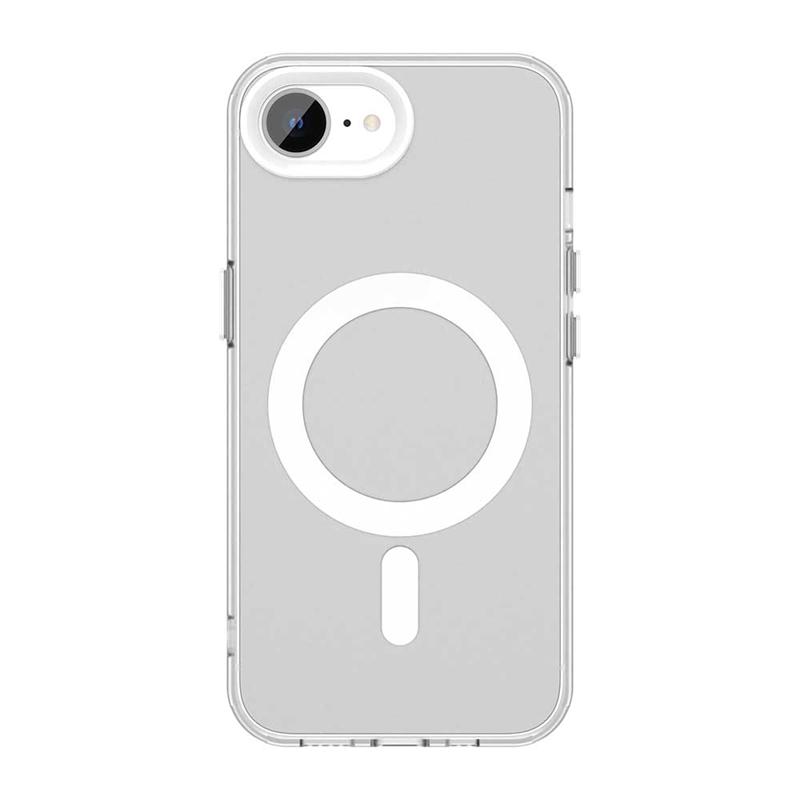 

Для iPhone 16E чехол iPhone 16E Capas новый цветной ударопрочный беспроводной зарядный магнитный матовый Fundas iPhone 16E iPhone16e For iPhone 16E белый