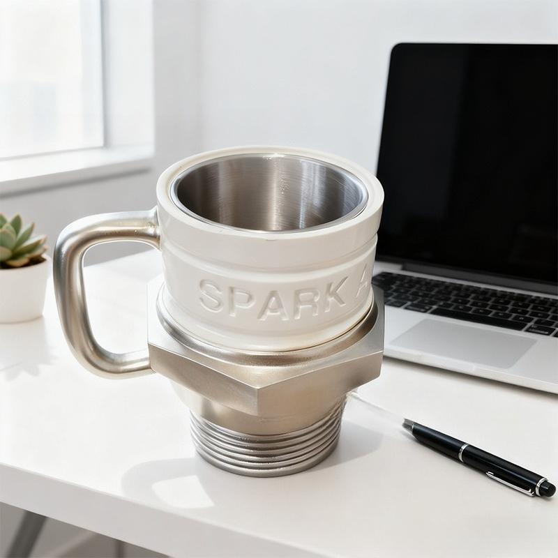 Spark Plugs, Mugs, Mechanical Style High-end Decorative Items, Coffee Cups, Resin Handicrafts