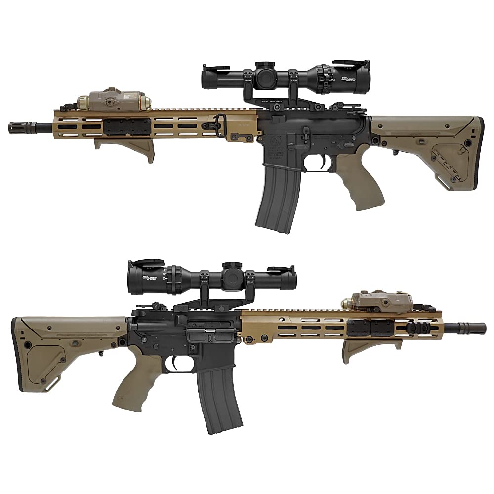 Evolution Gear SIG TANGO 6T DVO 1-6X24mm LPVO Replica Short Scope for Real Guns, FFP, 6x Magnification, Super Zoom, IPX-7 Waterproof, Black