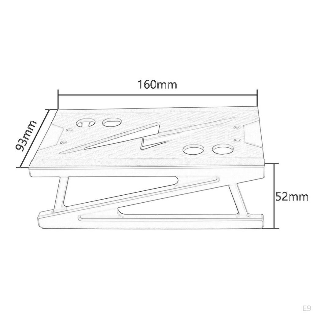 Aluminum Car Work Stand Repair 1/8 1/10 Scale Model for Truck Cars