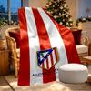 Coperta con Stampa Atletico Madrid - Morbida e Confortevole, per Camera da Letto, Viaggio, Divano, Decorazione per la Casa - Regalo di Compleanno o Natale per un Amico