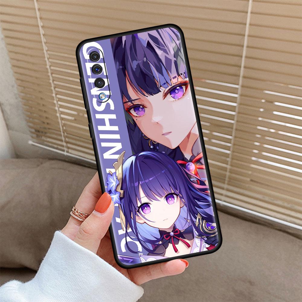Genshin Impact Game Phone Case For Samsung Galaxy A50 A20e A20s A02s A03 A70 A52 A51 A30 A10 M52 M31 S7 Black Fundas Cover