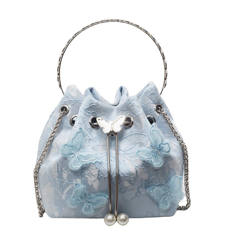 Trend Hand-carried Bucket Bag Women's New Versatile Chain Commuter To Work Shoulder Messenger Bag