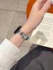 Enamel Butterfly Leather Strap for Apple Watch Series 2-10