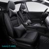 Luxury Styling Car Seat Cover For Honda Vezel HRV XRV 2014-2019 Embroidered Badge Waterproof Leather Auto internal Accessories