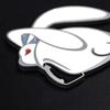 1Pcs Universal Cartoons Car Styling Decal for VW 3D Metal Running Rabbit Logo Chrome Emblem Rear Trunk Badge Accessories