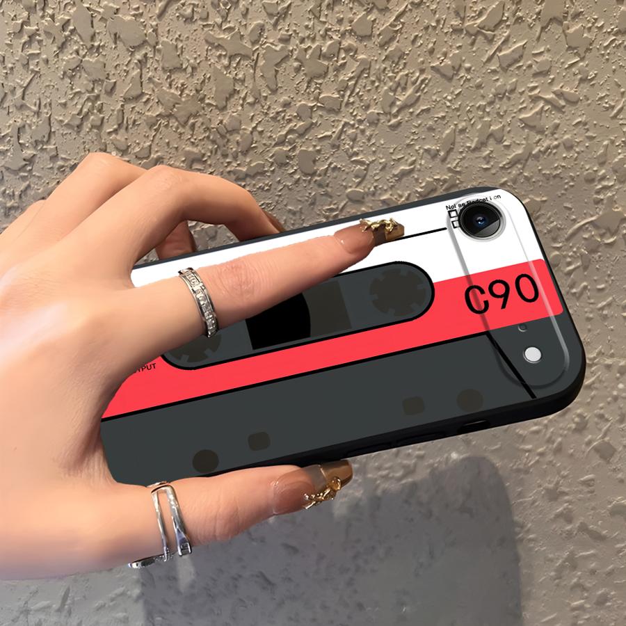 Funda Phone Cover Case for Apple IPhone 17 Pro Max 14 Air 13 15 Pro 7 8 XR XS MAX 16 12 11 Fashion Cassette Tape