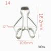 10 stk. Universel Bil Midterkonsol Instrumentbræt Fastgørelsesnitte Fastgørelseselement U-type Clips Til Alle Biler Panelbeklædning Metalclip