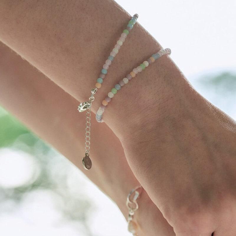 cotoit Cool Tone Beads Bracelet