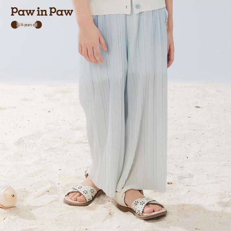 PawinPaw Girls  Cartoon Bear Straight-Leg Long Pants 160