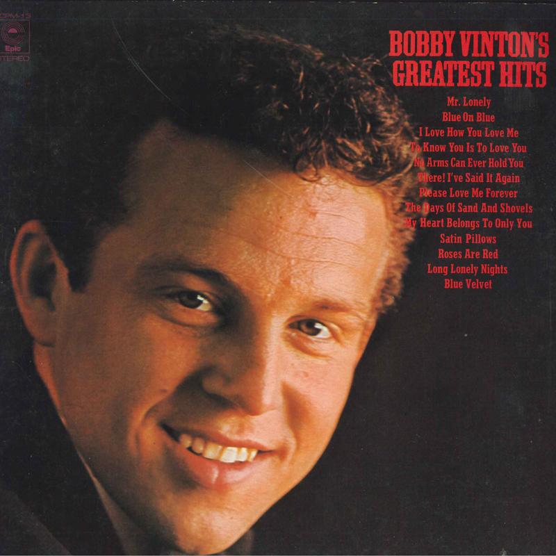 LP Record BOBBY VINTON  Bobby Vintons Greatest Hits ECPM13 Epic 1972 Japan Pop Used