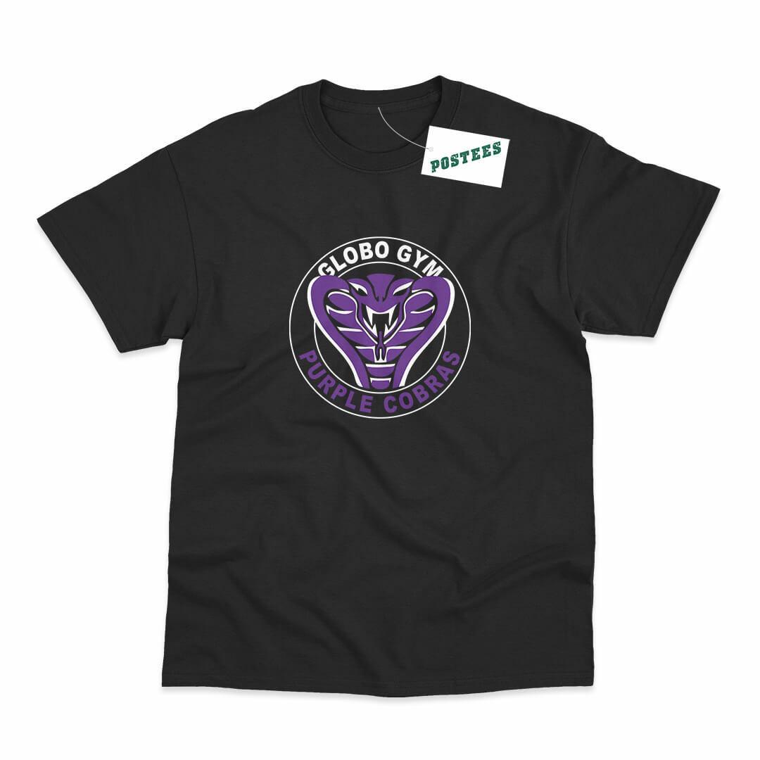 Globo Gym Purple Cobras Inspired by Dodgeball Movie Printed T-Shirt S
