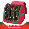 Christmas Light Storage Box - U-Zipper Tear Proof Multifunctional Holiday Storage Bag for LED String Lights Christmas Decoration