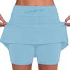Gonna Pantaloncini Pieghettata Colorata Casual Atletica Fitness Corsa Yoga Gonna da Tennis da Donna