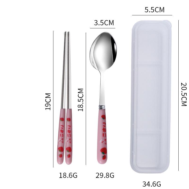 Customizable Stainless Steel Portable Cutlery Set
