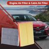 CA10677 Engine Air Filter And CF10285 Cabin Air Filter Kit Compatible With 2013-2018 Toyota RAV4 Avalon Lexus ES300H 2012-2017 Camry 2010-2012 HS250H