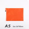 Creative Oxford Cloth A4 Document Bag - Waterproof, Colored Zipper, Handheld for Students or Office Use
