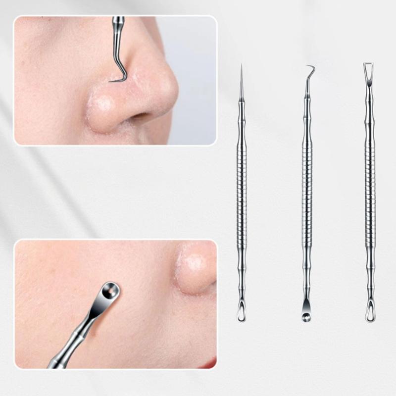Extractor Facial Milia Travel Skin Care Tool Pore Cleaner Needles Pimples Removal Tool Blackhead Remover Acne Blemish Needle
