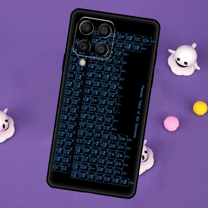 Chemistry Periodic Table of Elements Cover For Samsung Galaxy M32 M52 M12 M13 M33 M23 M53 M15 M55 M31 M51 M14 M34 M54 M20 Case
