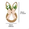 Easter Bunny Wreath Spring Home Decoration Creative Centerpiece Hanging