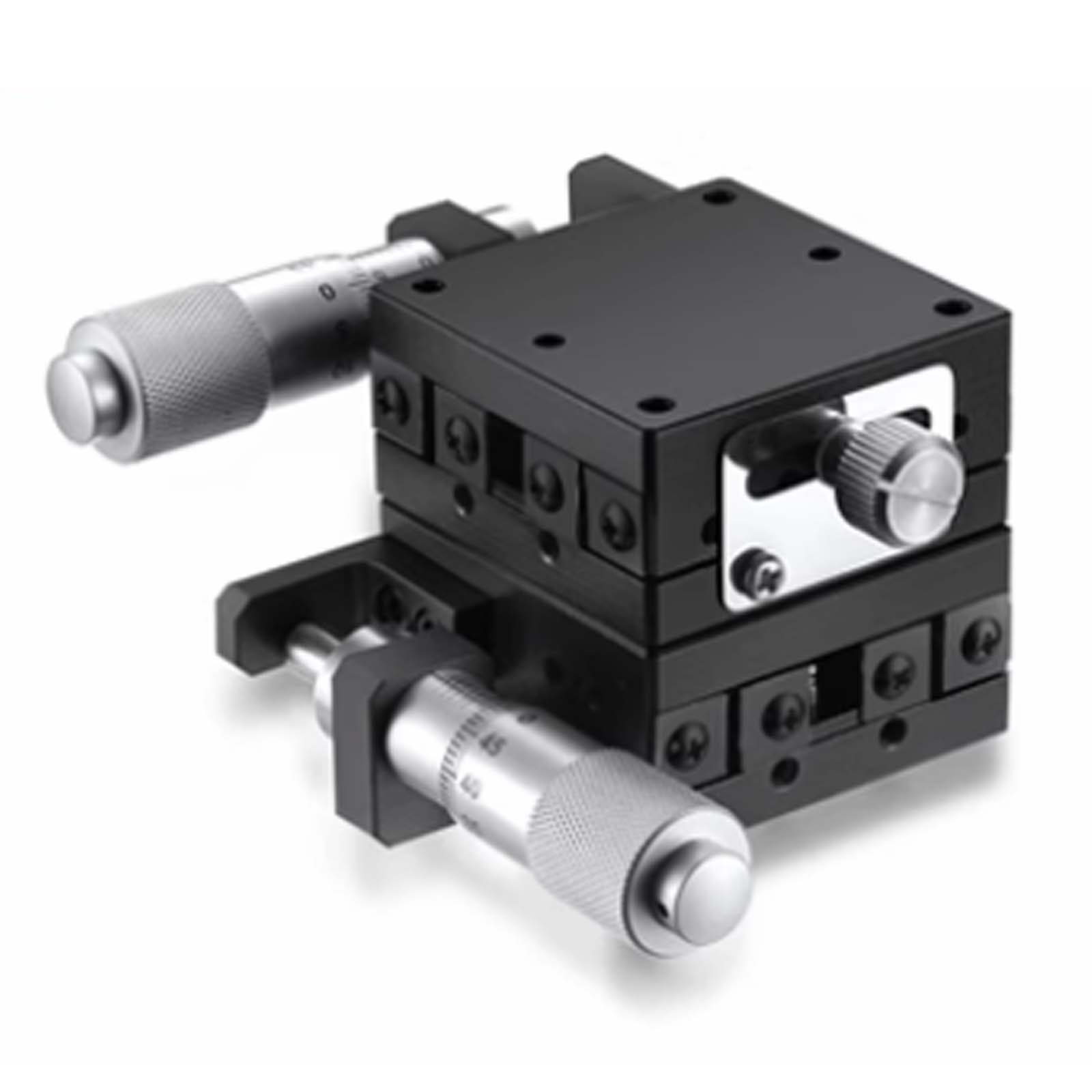 

Precision XY-axis Linear Stage 40x40mm, Fine Adjustment Slide with Steel Ball Guide & Micrometer Head, M3 Mounting Holes AGXY60
