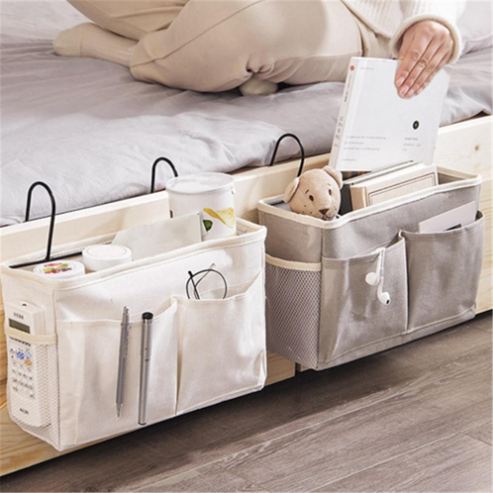 Buy 1 Pcs Multi-compartment Storage Hanging Bag Multifunction Bedside ...