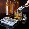 Stainless Steel Ice Cubes With Clip Reusable Chilling Stones Whiskey Cool Drink Freezer Gel Wine Tools Sumer Great Gift