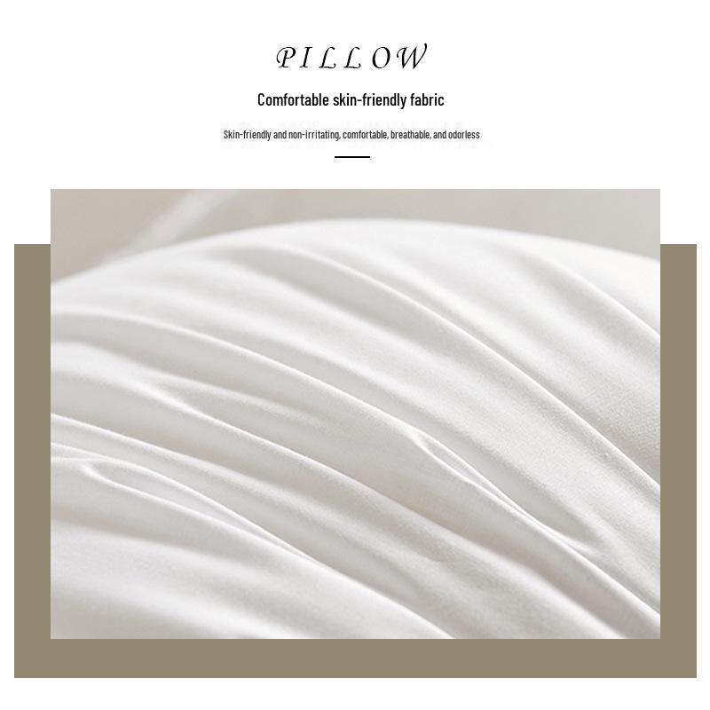 PP Cotton Brushed Cloth Pillow Core - Slow Rebound Feather Silk Non-Woven Square Cotton Pillow Pair.