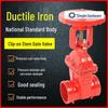 Ductile Iron Grooved Fire Hydrant Gate Valve CN plug (adapter included)