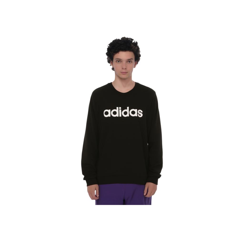 adidas Felpa Casual con Maniche Lunghe da Uomo Top Nero GP4873