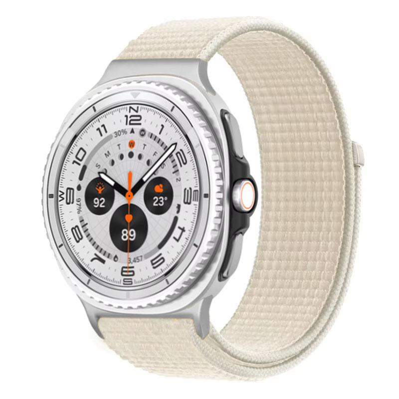 Official Nylon Loop Strap For Samsung Galaxy Watch 8 40mm 44mm Metal Connecting Bracelet Galaxy Watch 8 Classic 46mm Wristband