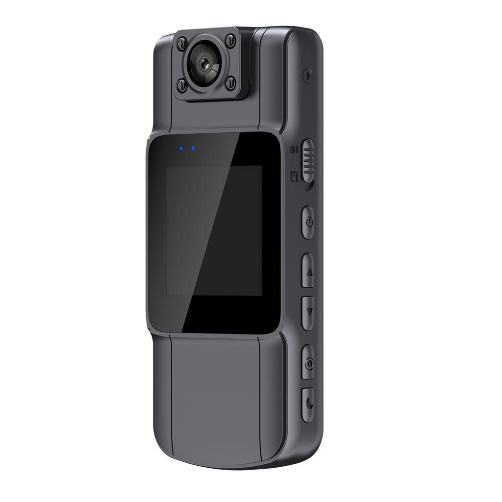 Mini Body Camera Magnetic Back Clip Design 1080P Recorder Adjustable Lens for Delivery Personnel & Private Investigator