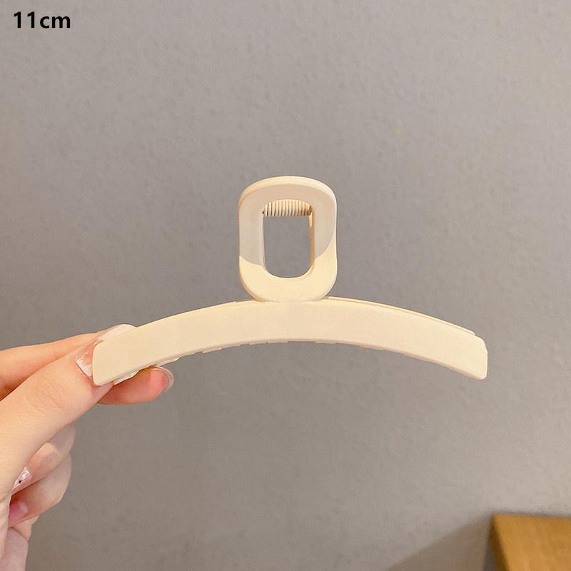 2pcs 10cm Women Thick Ponytail Hair Claws Large Geometric Square Claw Minimalist Lady Hair Claw Girls Hair Accessories