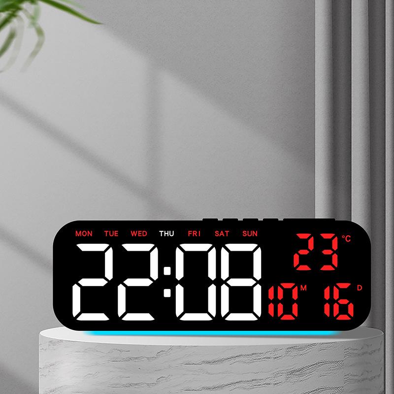 Decorațiuni pentru casă Ceas electronic Ceas deșteptător simplu Ceas LED multifuncțional Seturi multiple de ceas deșteptător Lumini de atmosferă