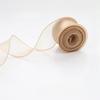 10 yards Rotolo di nastro di organza di colore pieno con bordo ondulato a coda di pesce per bouquet di fiori, regali, confezioni, decorazioni per feste di nozze