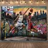 1 Street Basketball Polyester Banner, General Holiday Wall Decoration, Room and Party decorationXY