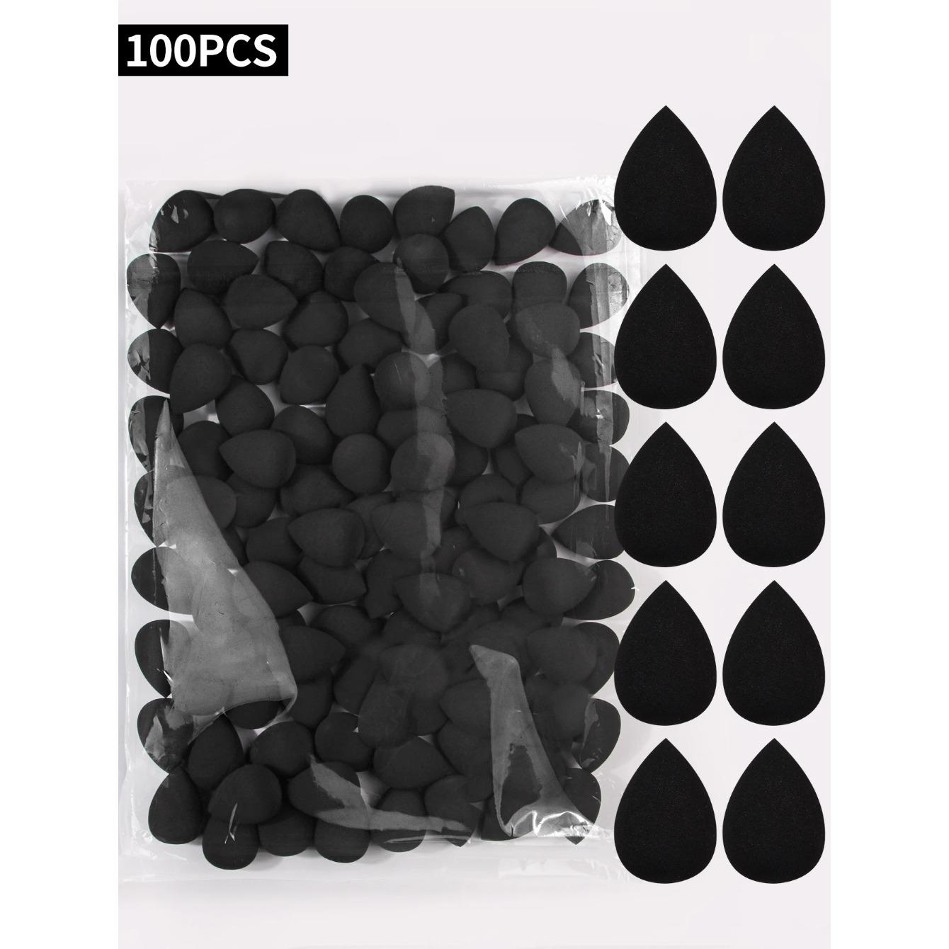 

100 шт. губка для макияжа, подходит для крема и пудры, консилера, аппликатора для рассыпчатой ​​пудры