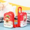 Christmas Decoration Santa Claus Pack Candy Doll Handbag Jewellery Box Suitcase Luggage Toys Trunk